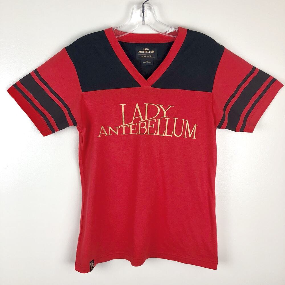 Womens Lady Antebellum Limited Edition Downtown 14 Golden Size M T-Shirt